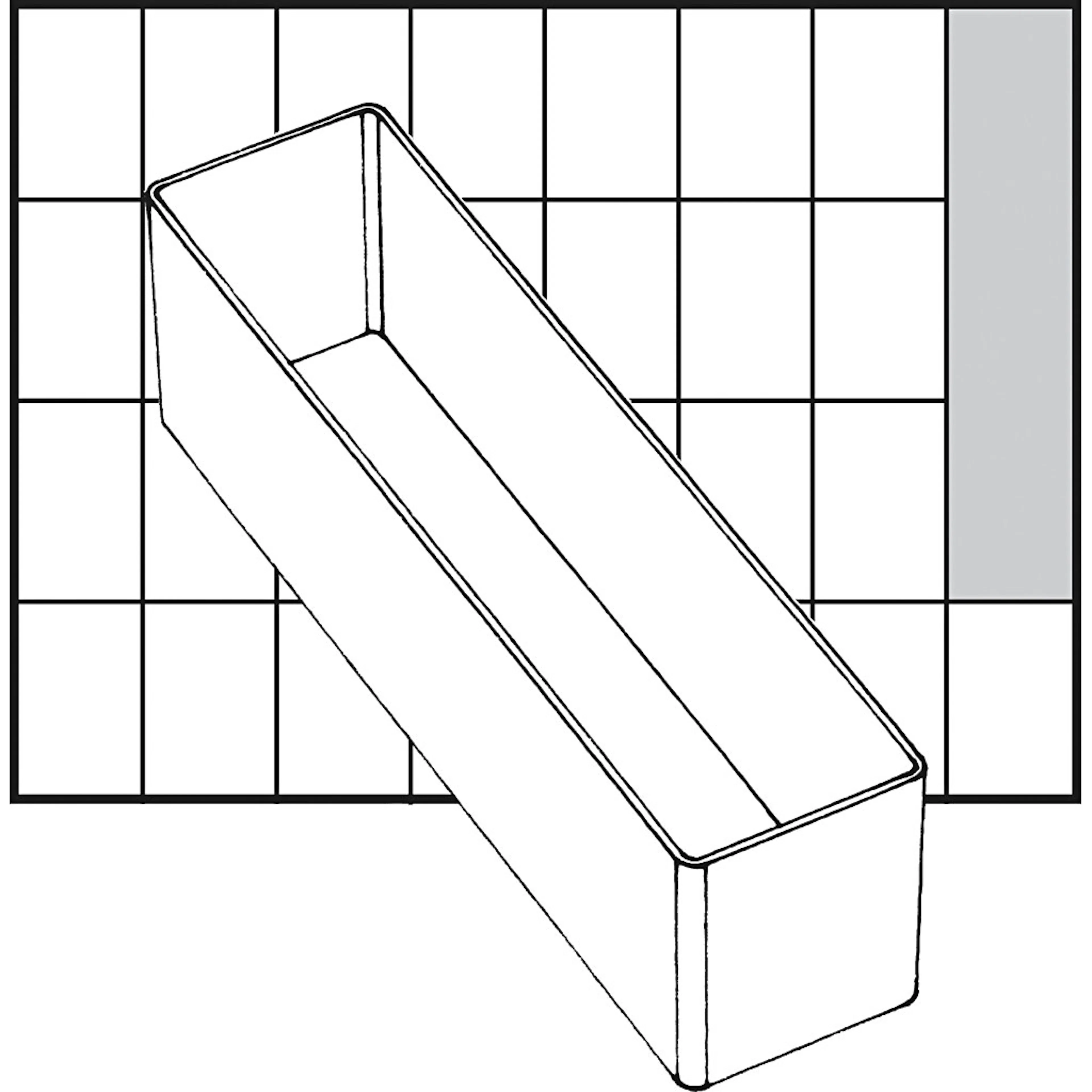Basisinnsats Raaco Nr. A9-3 H47 mm Str 163x39 mm 1 Stk