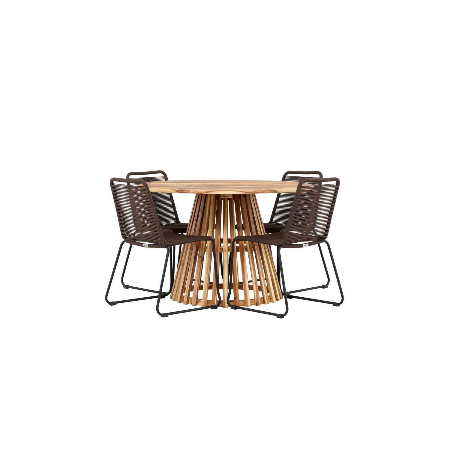 Hagegruppe Venture Home Lumpur med 4 Lindos Stoler