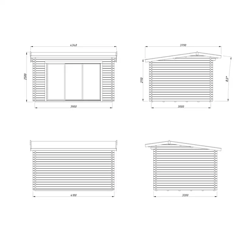 Hagestue Palmako Ines 11,1 m2