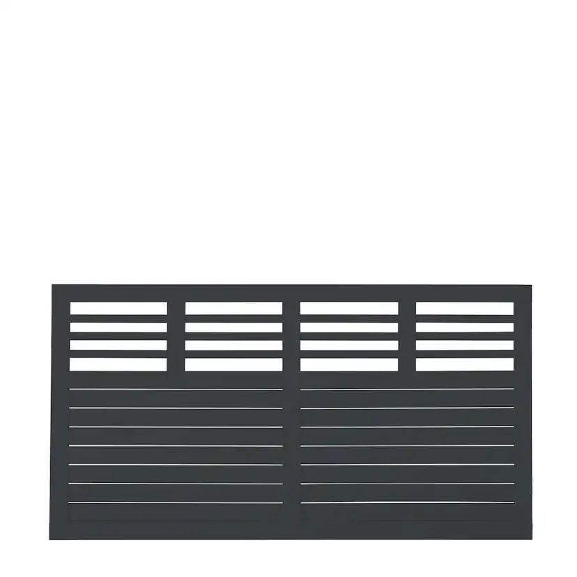 Gjerde PLUS Decora Grunnmalt Svart 180×95 cm