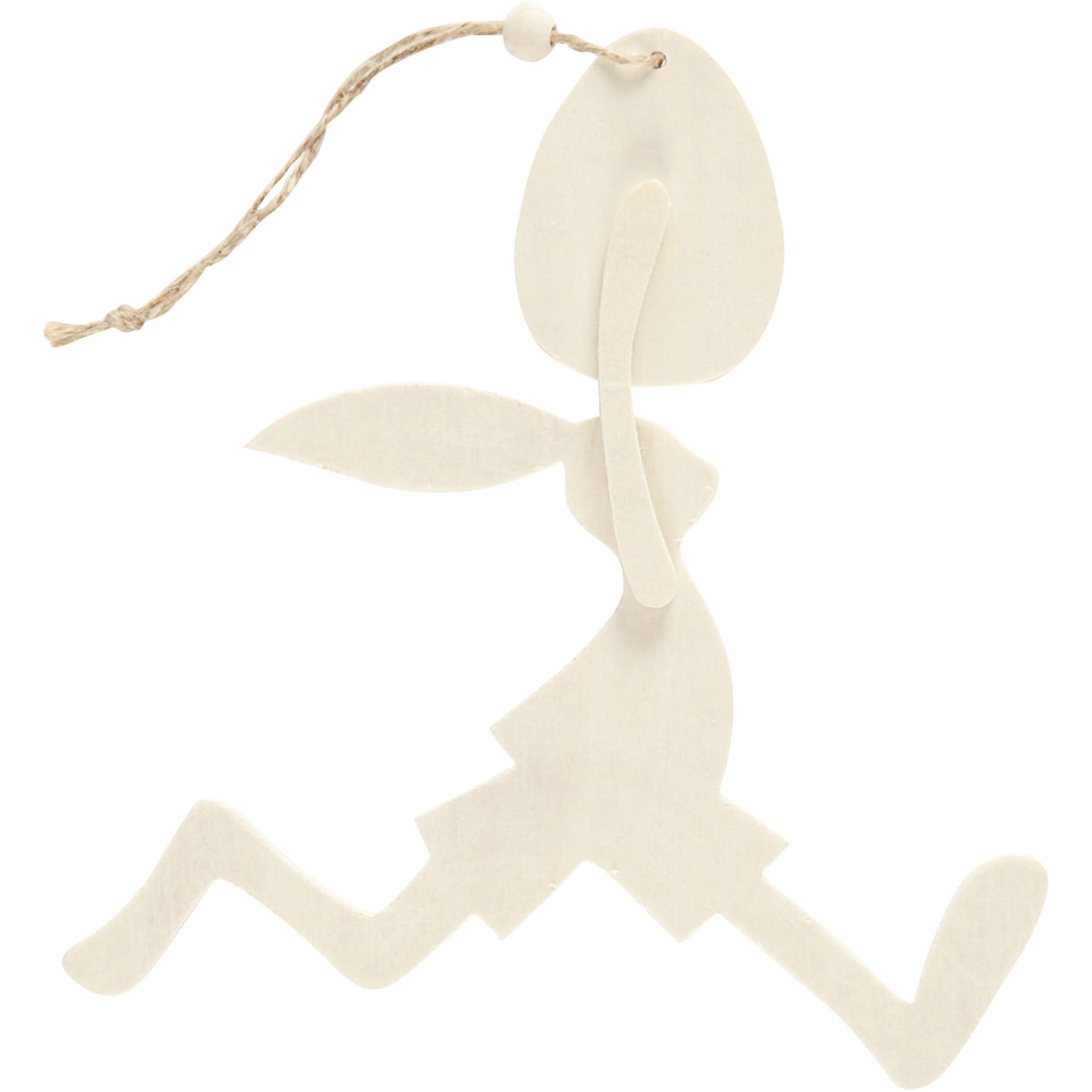 Figurer Creativ Company Hare med Egg 1 Sett
