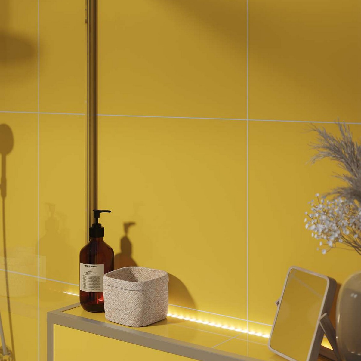 Baderomspanel Fibo 5223-M6040 Yellow