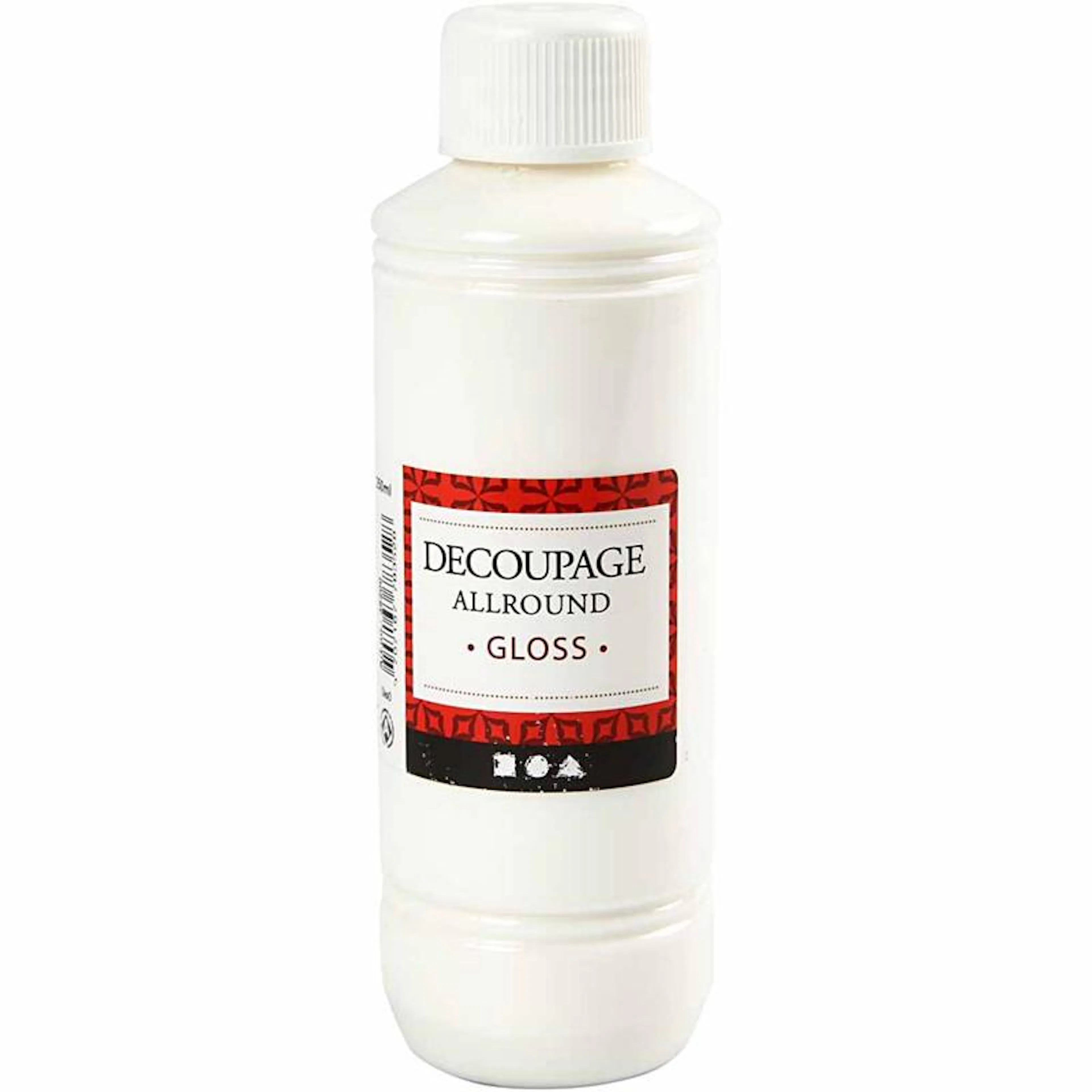 Decoupagelack, blank, 250 ml/ 1 flaska 250 ml, Blank