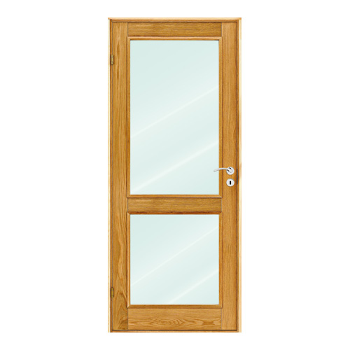 Innerdør Scanflex Trend 2 Lakkert Eik Klarglass