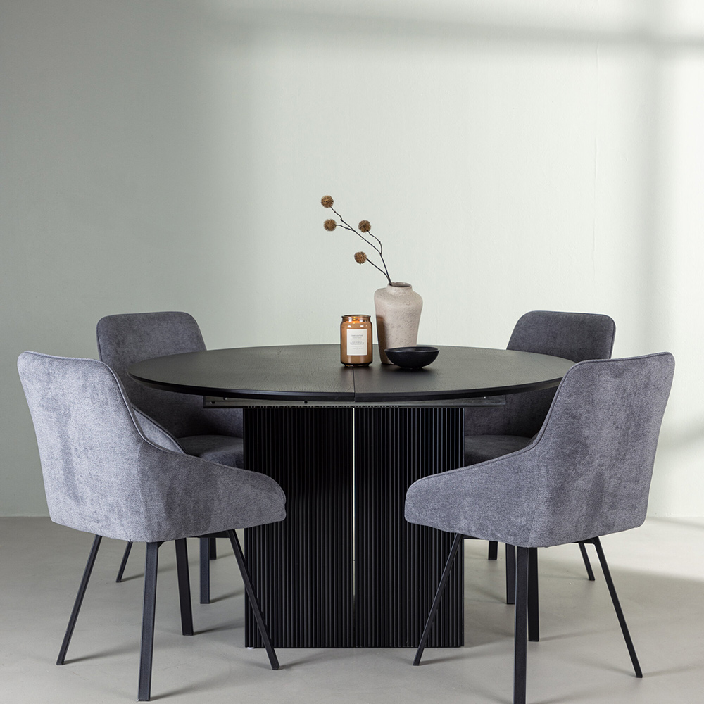 Spisegruppe Venture Home Matilda med 4 Rosie Stoler