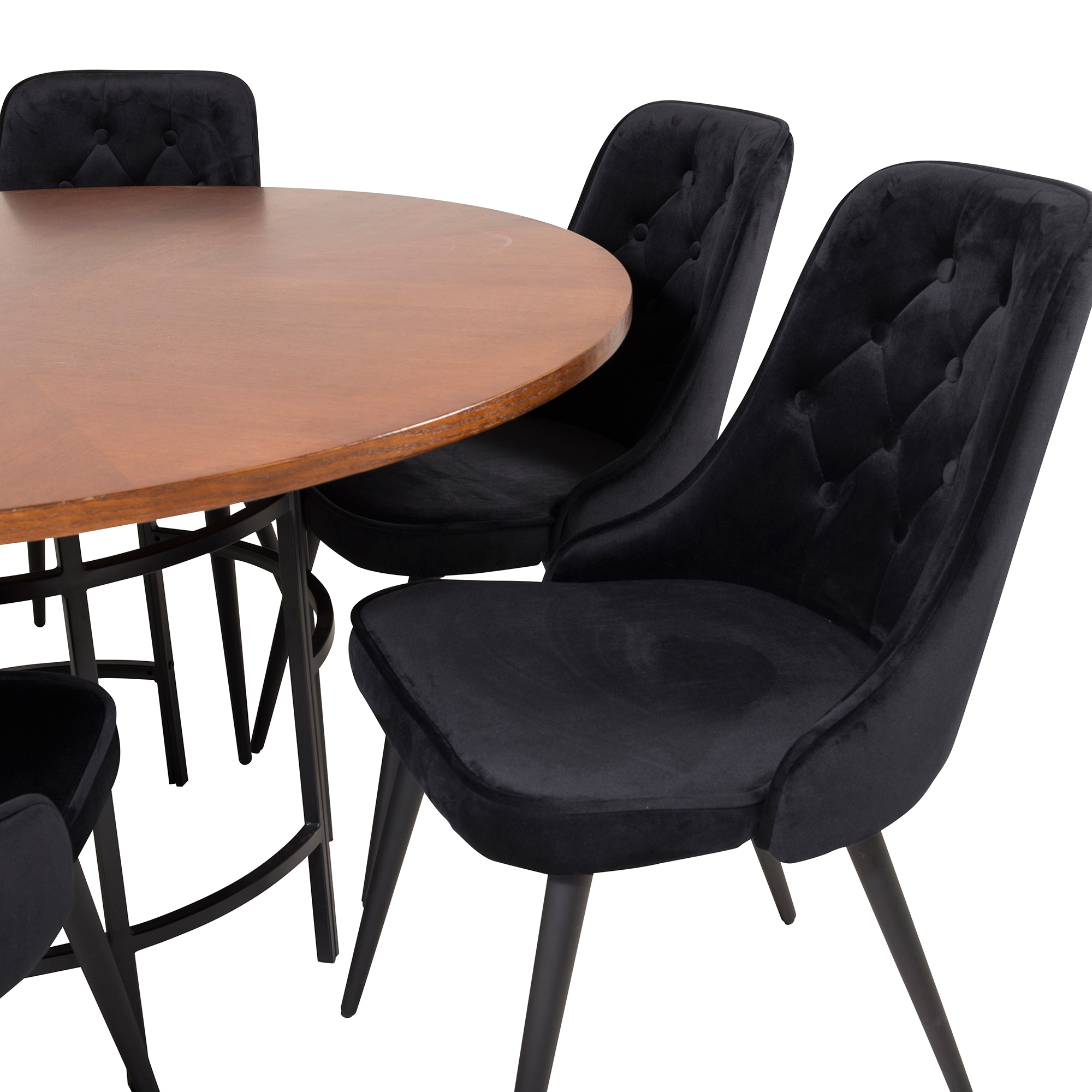 Spisegruppe furniture/fashion Copenhagen med 6 Vera Stoler