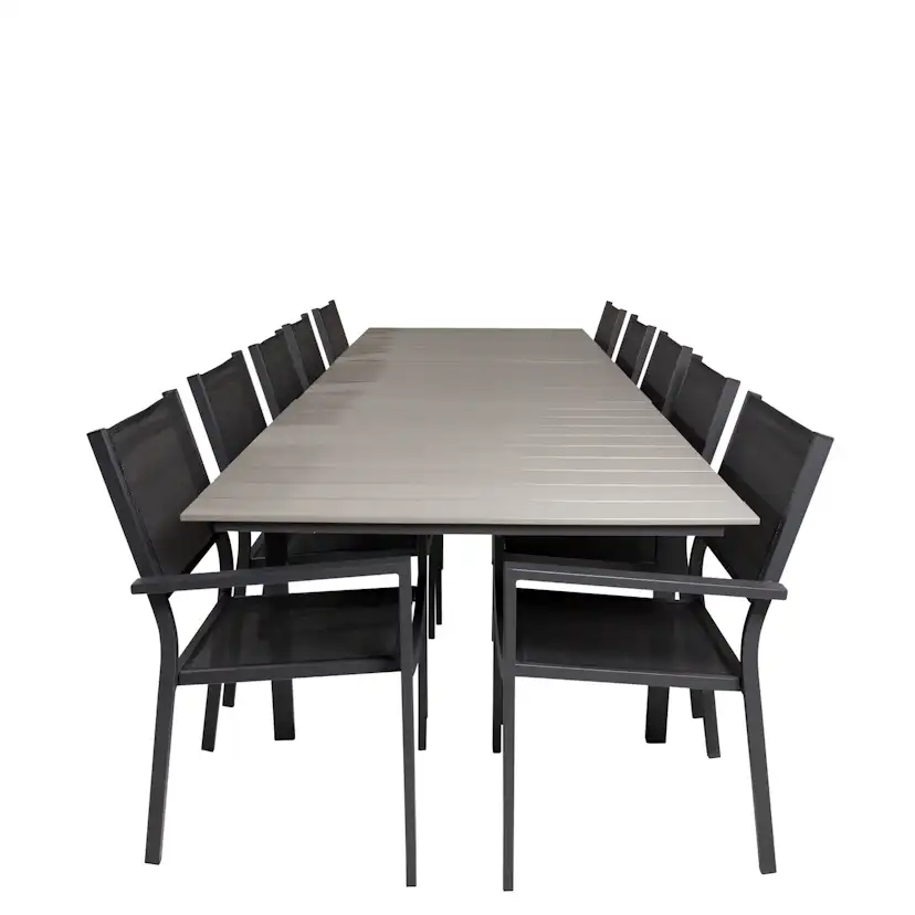 Spisegruppe Venture Home Lova 224/324 med 10 Copacabana Lenestoler