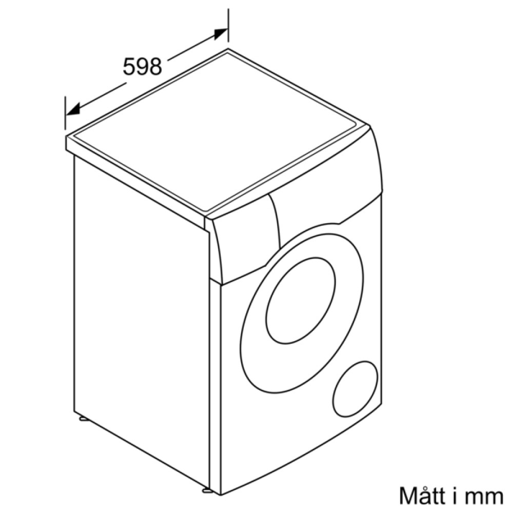 Vaskemaskin/Tørketrommel Siemens WN54C2A0DN iQ700 10.5/6 kg