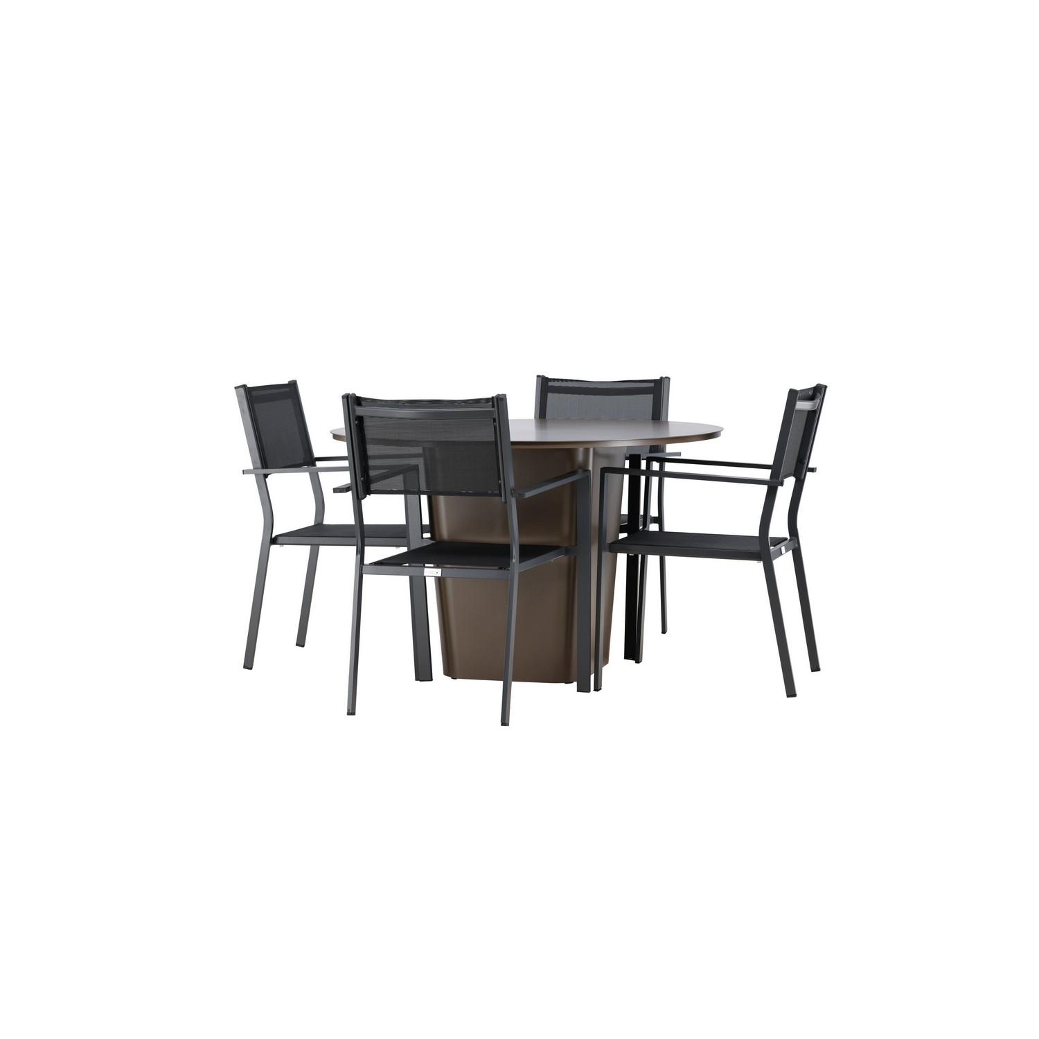 Hagegruppe Venture Home Santa Fe med 4 Copacabana Stoler
