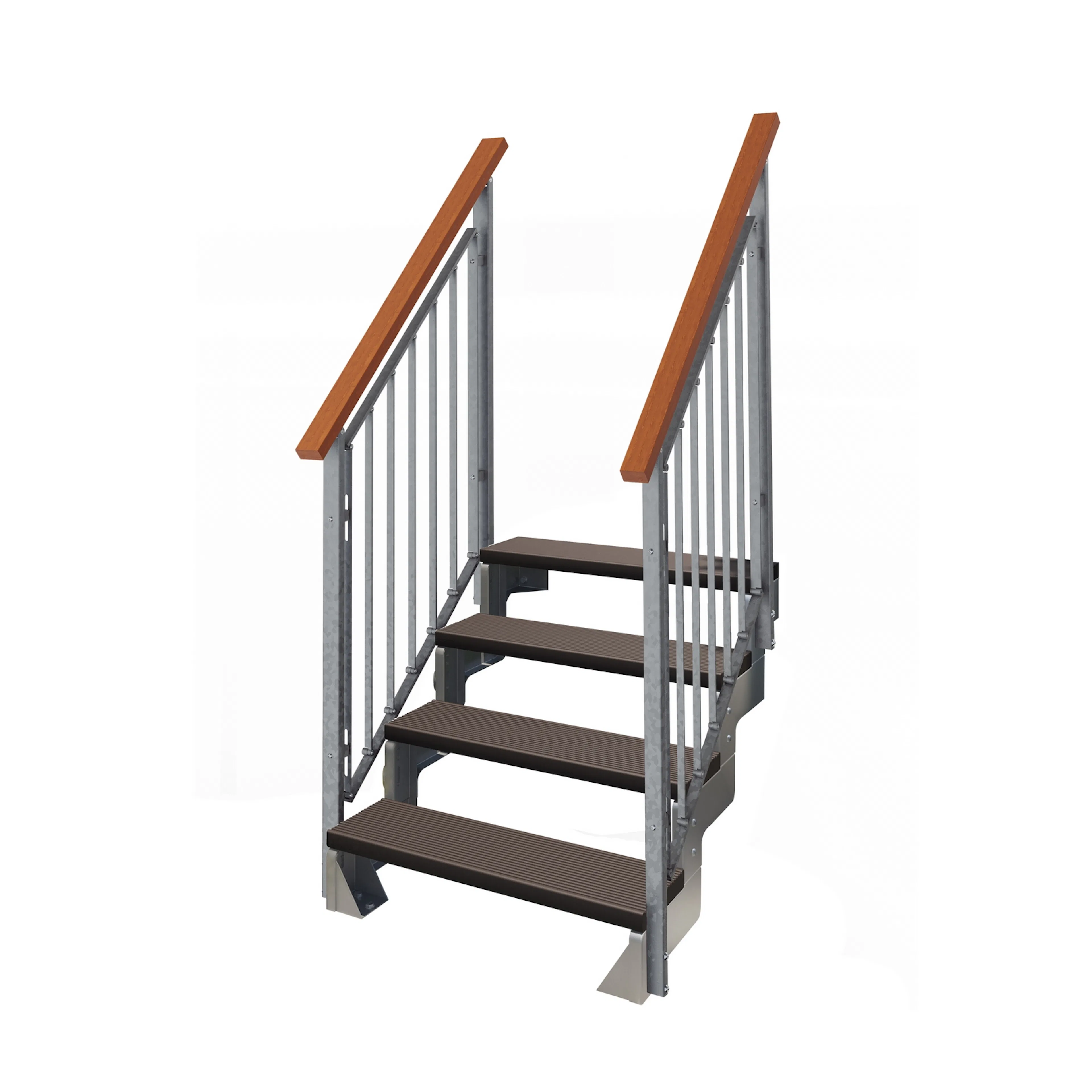 Hagetrapp Dolle Gardentop Trimax med Nordic Rekkverk