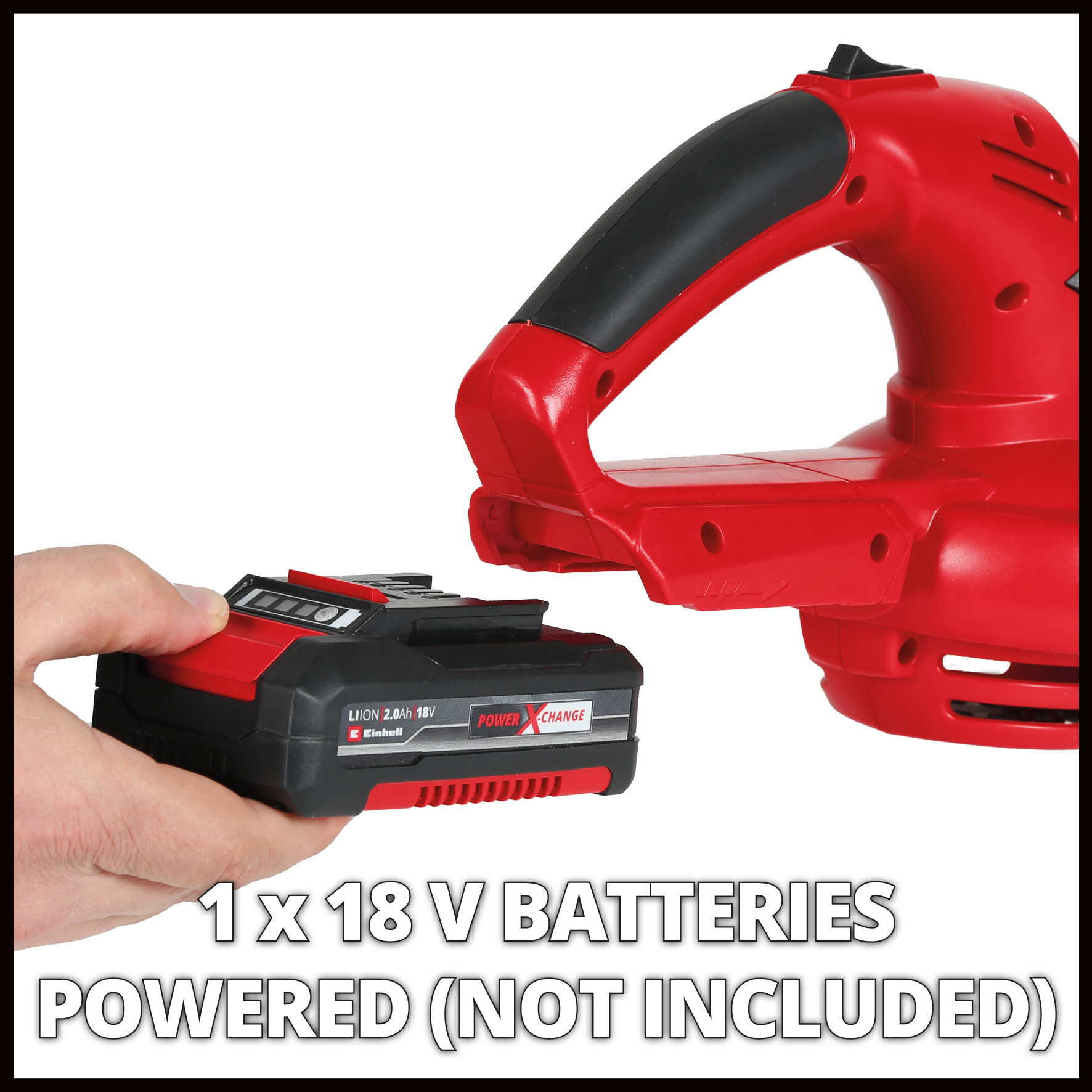 Løvblåser Einhell GC-CLB 18/210 Li Uten Batteri og Lader