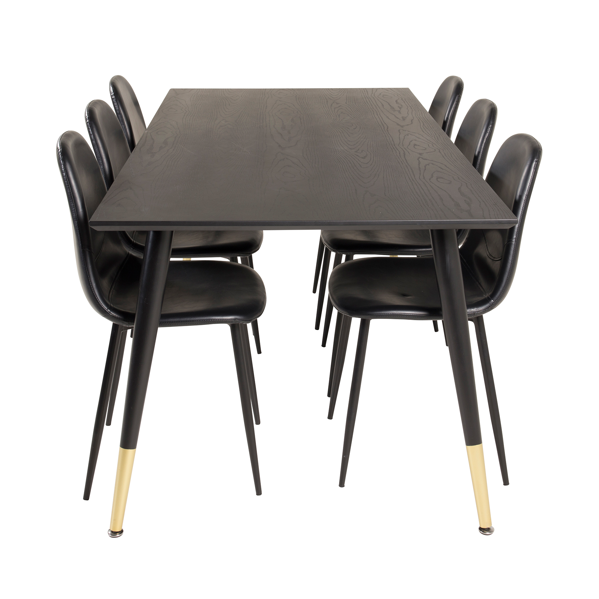 Spisegruppe Venture Home Dipp med 6 Polar Stoler