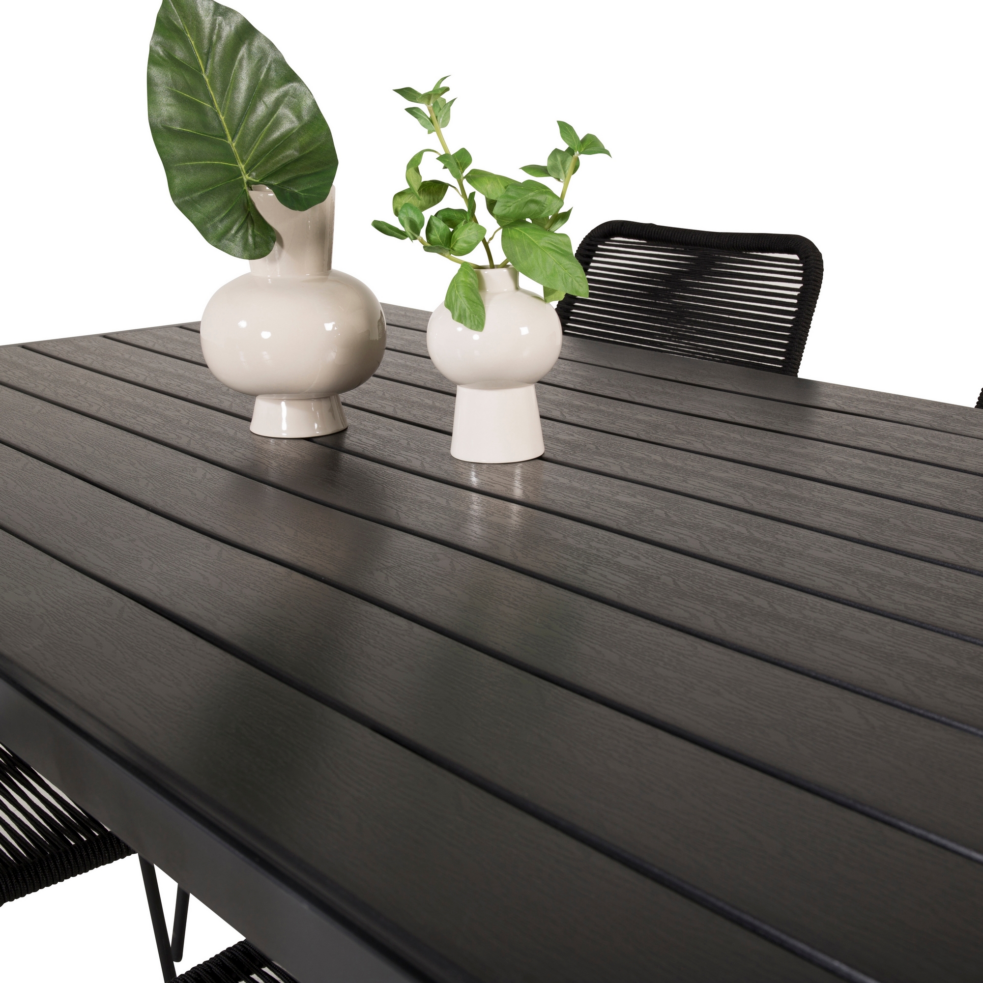Spisegruppe Venture Home Bront 150 med 4 Leon Lenestoler