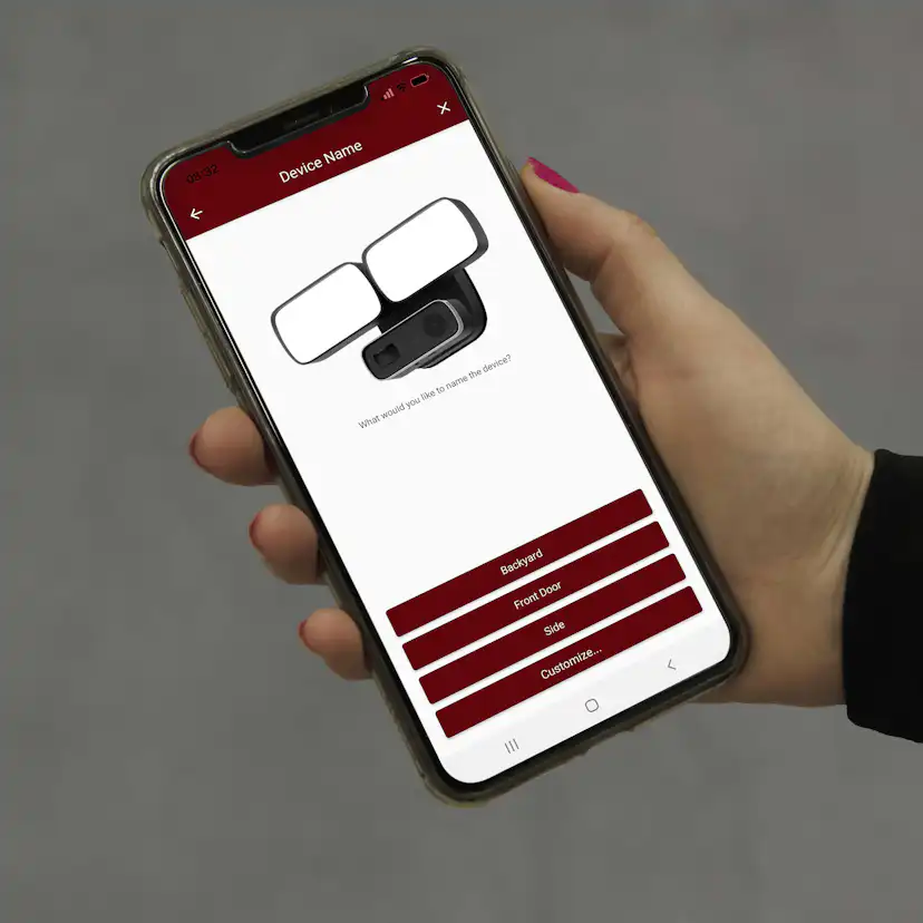 Vegglampe Gnosjö Konstsmide Smartlight Wifi med Kamera 2x12W