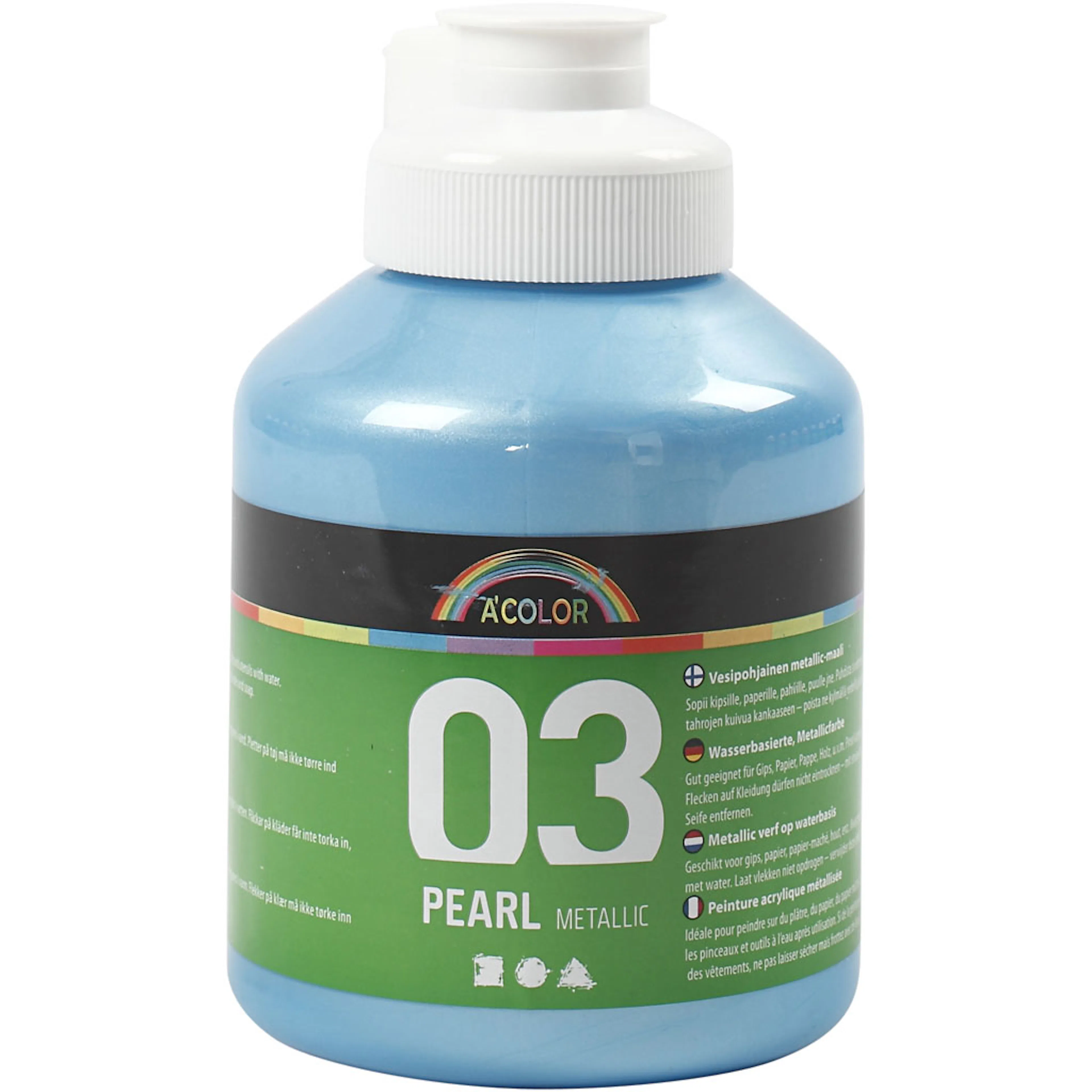 Akrylmaling Creativ Company A-color Nr 03 Metallic 500 ml