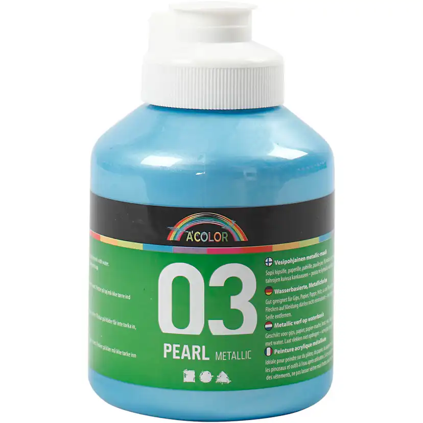 Akrylmaling Creativ Company A-color Nr 03 Metallic 500 ml