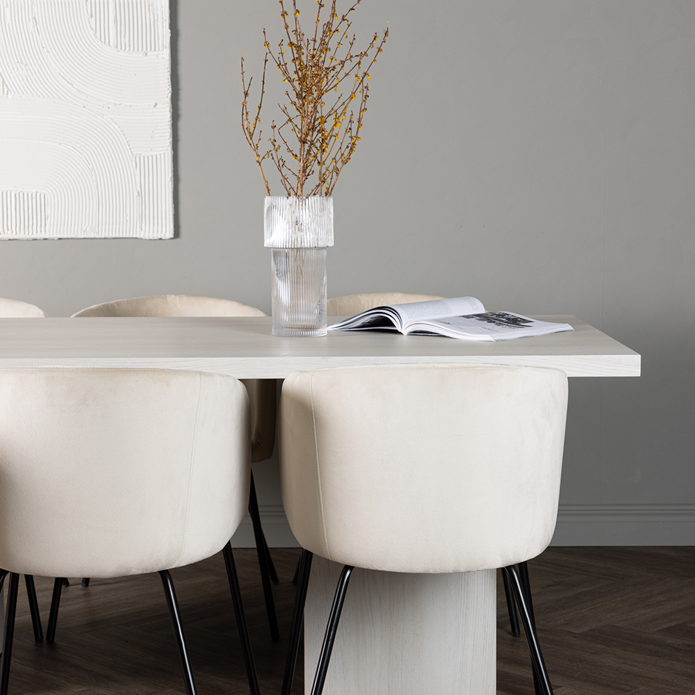Spisegruppe Venture Home Olga med 6 stk Berit Stoler
