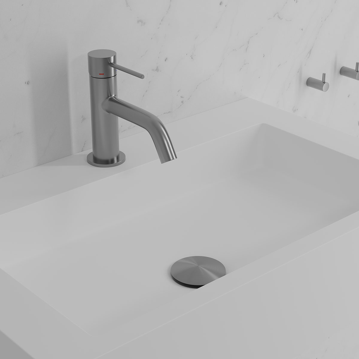 Bunnventil Scandtap Steel Pop-up Universal Duo