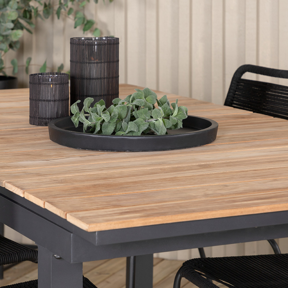 Spisegruppe Venture Home Mendi med 4 Levi Stoler