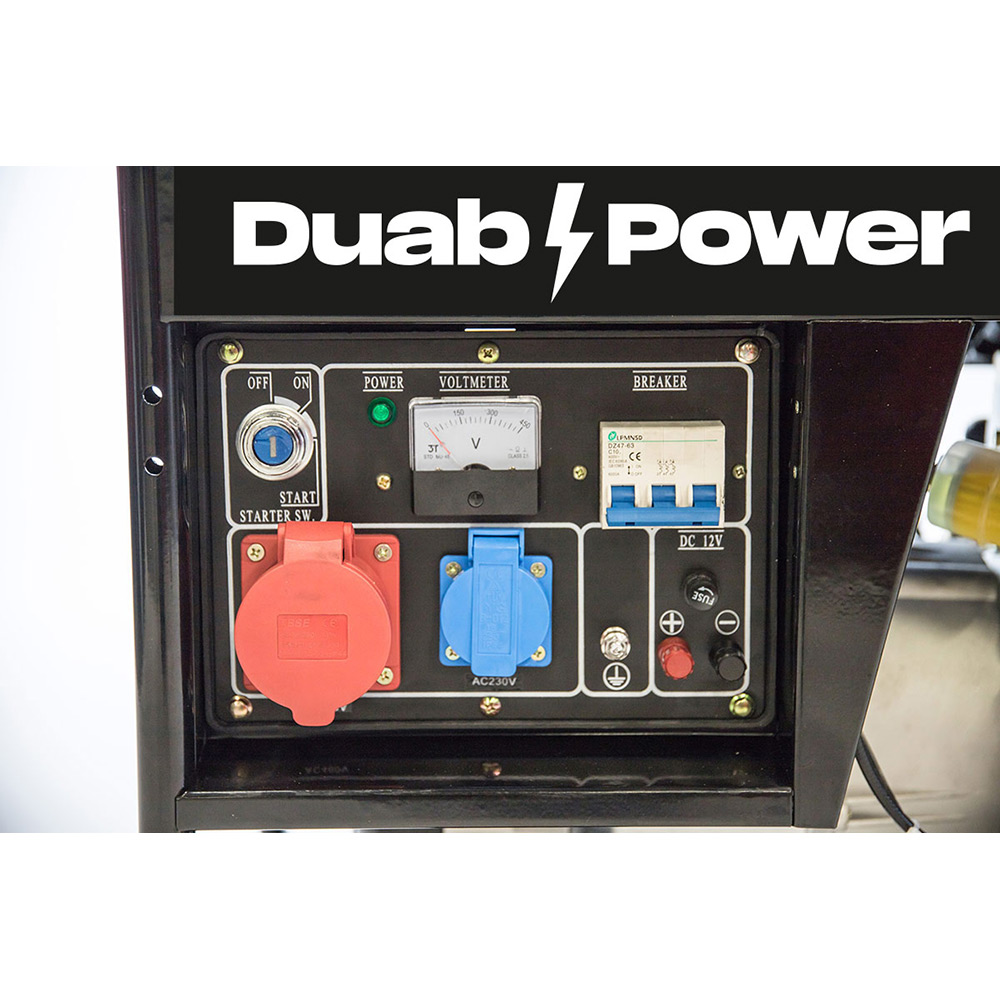 Strømaggregat Duab-Power MDG5000CLE-3 3-fas Diesel
