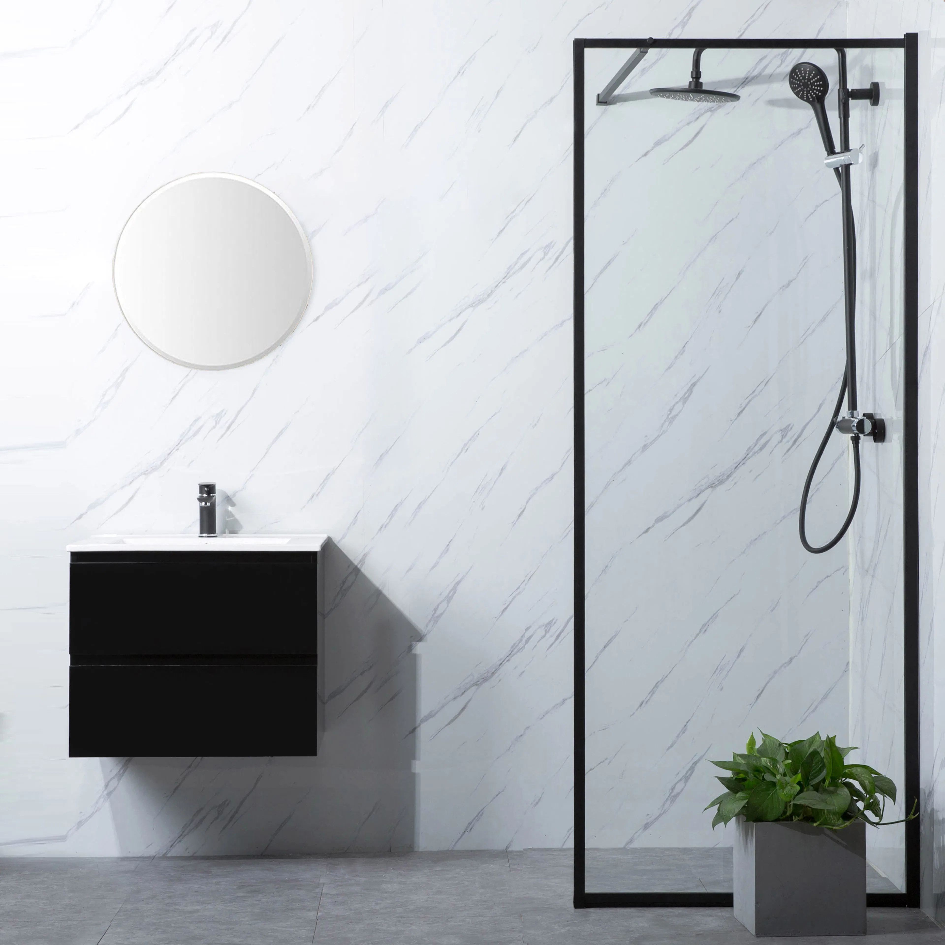 Dusjvegg Bathlife Profil Rett