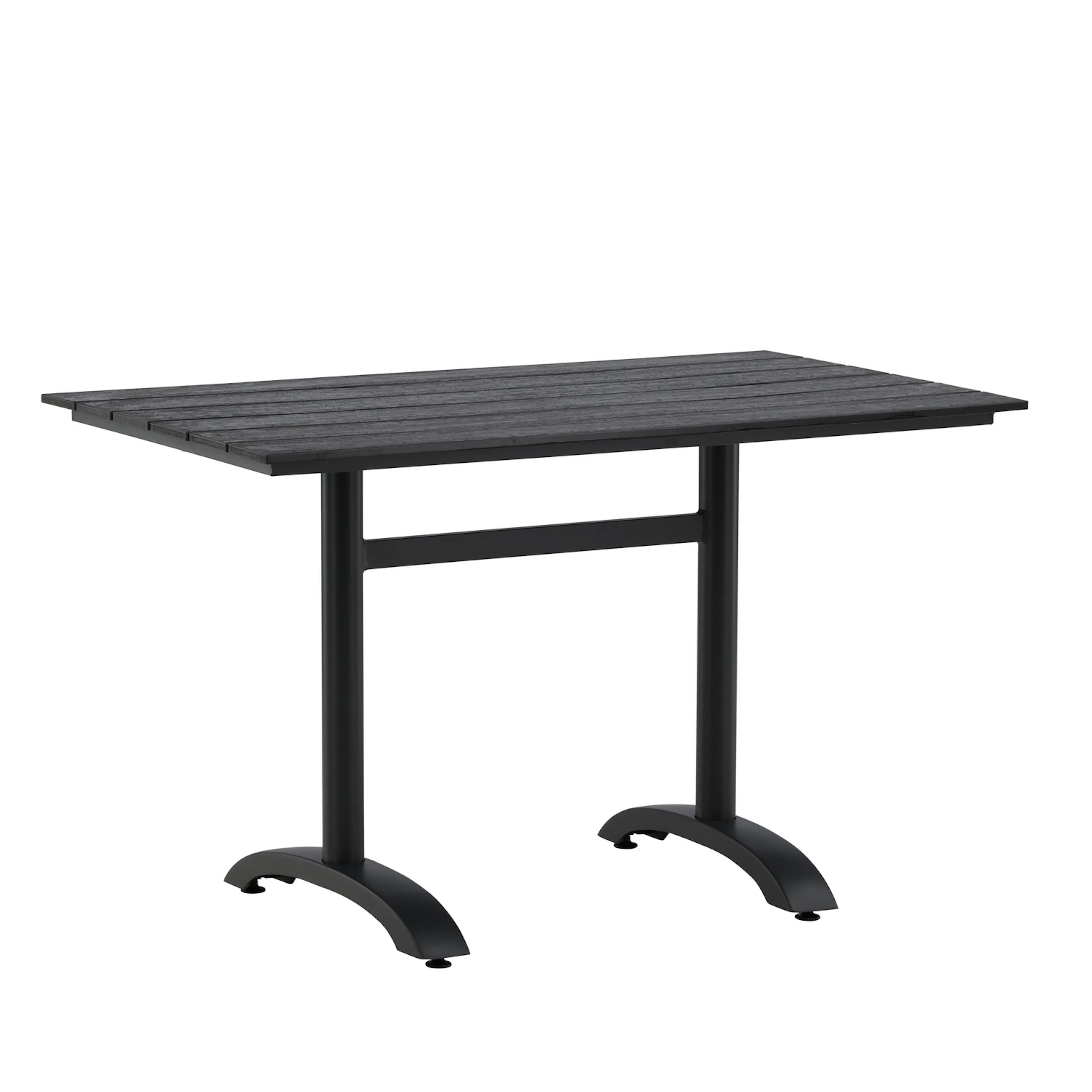 Denver - Table - 70*120 - Black Alu/Black Aintwood Sort