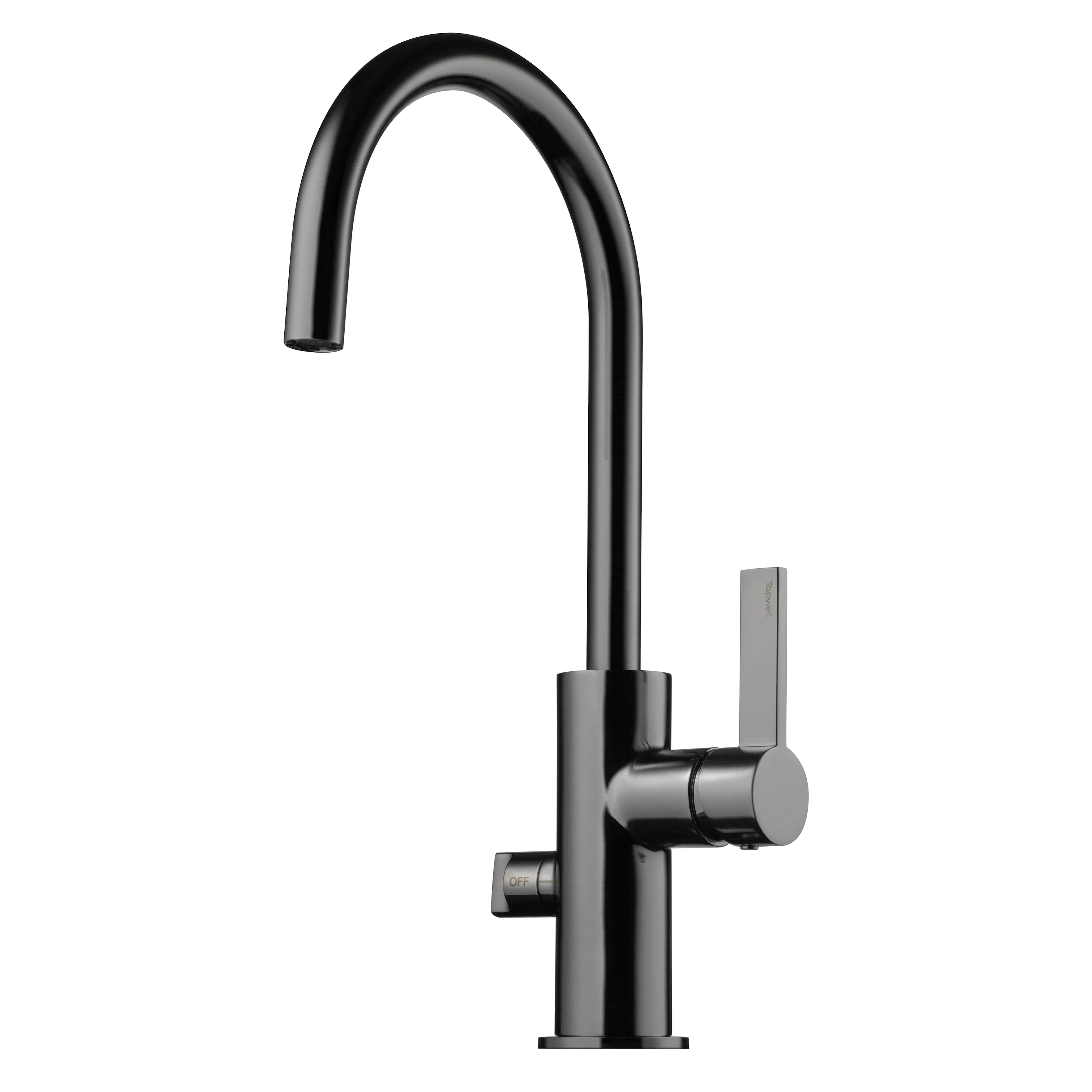Børstet Black Chrome