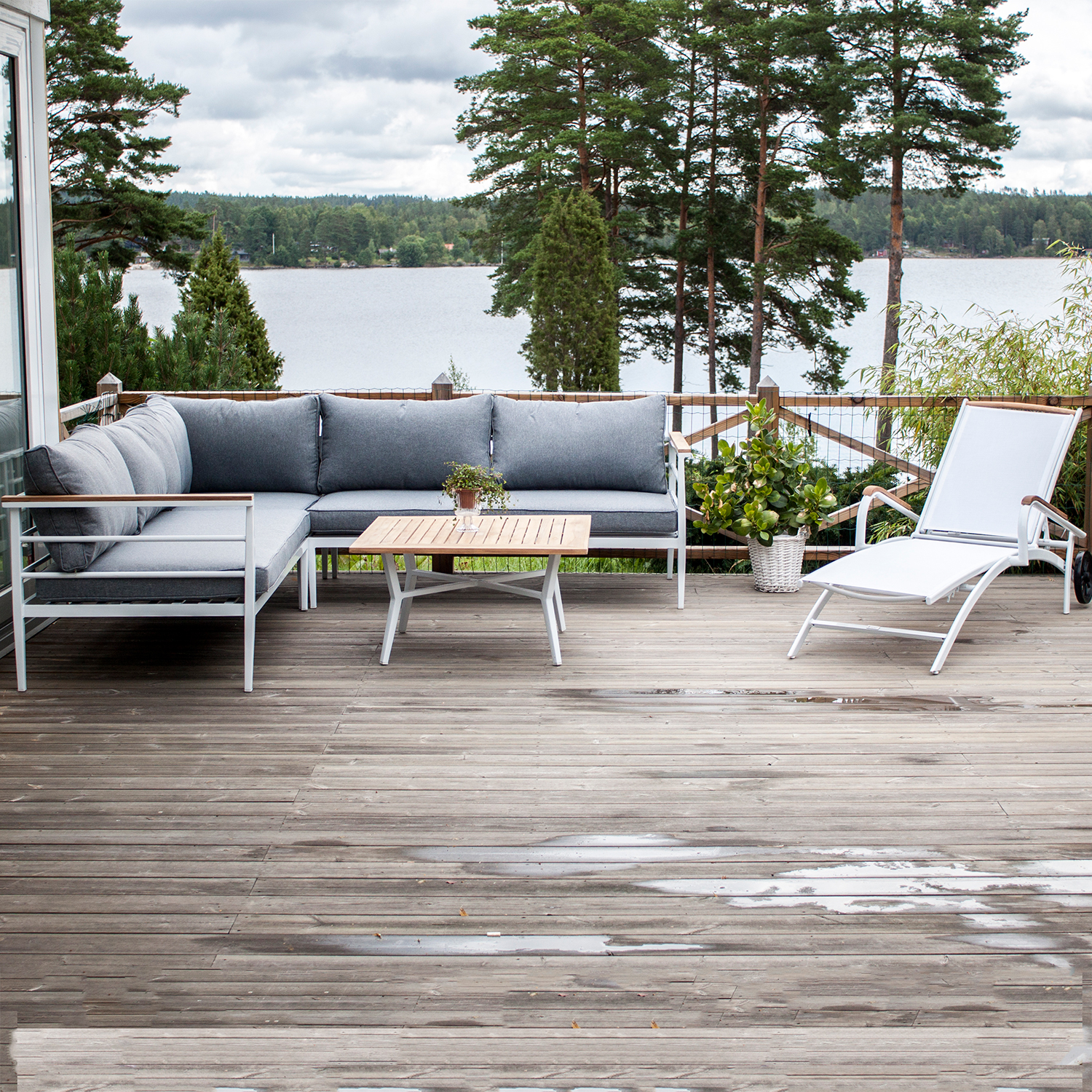 Hjørnesofa Venture Home Mexico Utendørs Utendørs