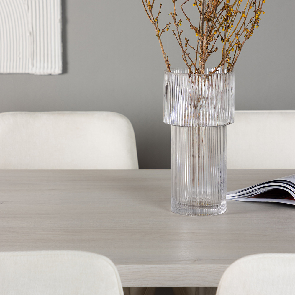 Spisegruppe Venture Home Olga med 6 Rosie Stoler
