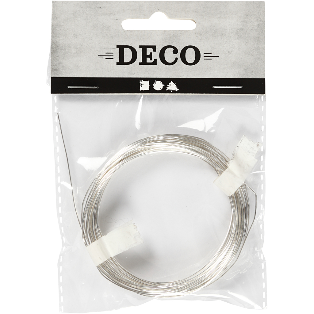 Sølvtråd Creativ Company Forsølvet 10 m