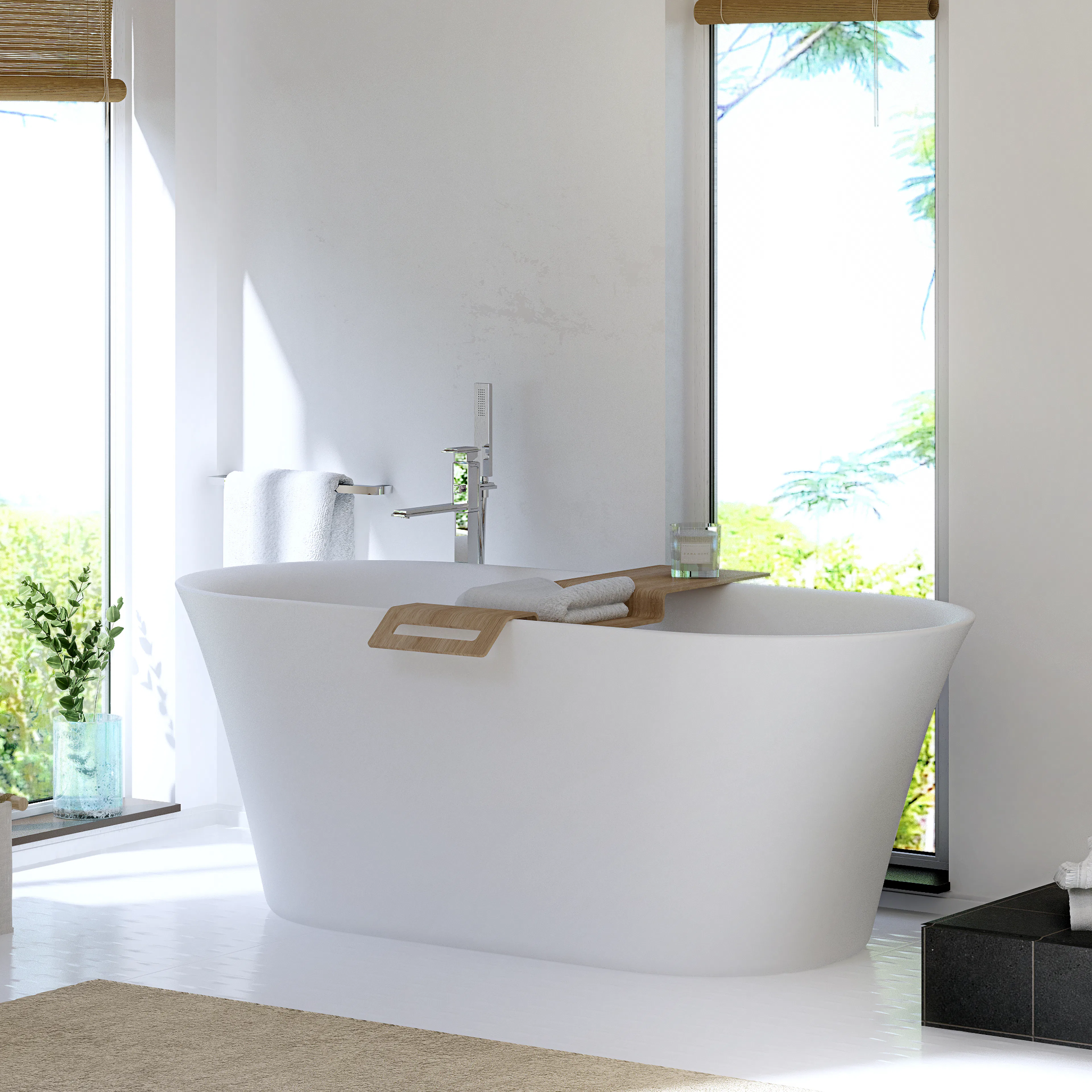 Badkar Swebad Ystad Solid Surface