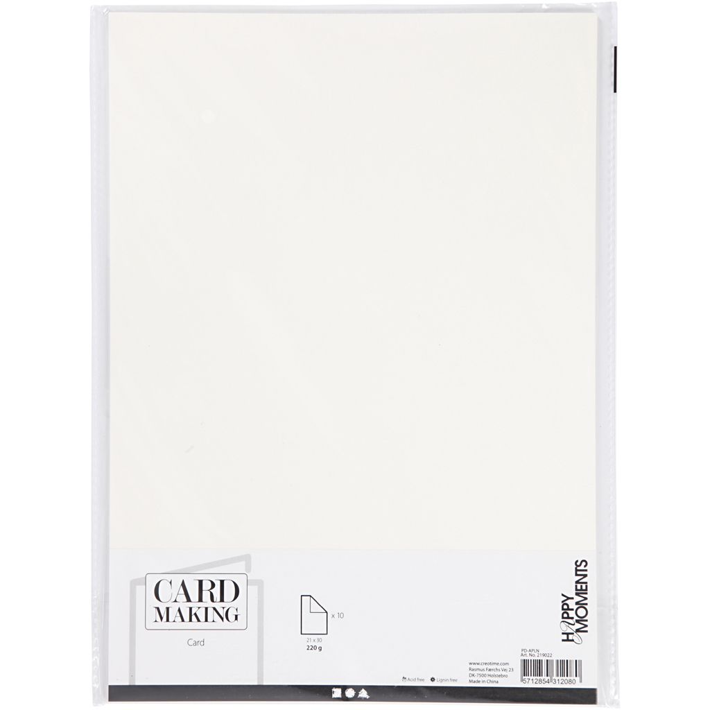 Kartong Creativ Company A4 210x297 mm 10 stk/1 Pk
