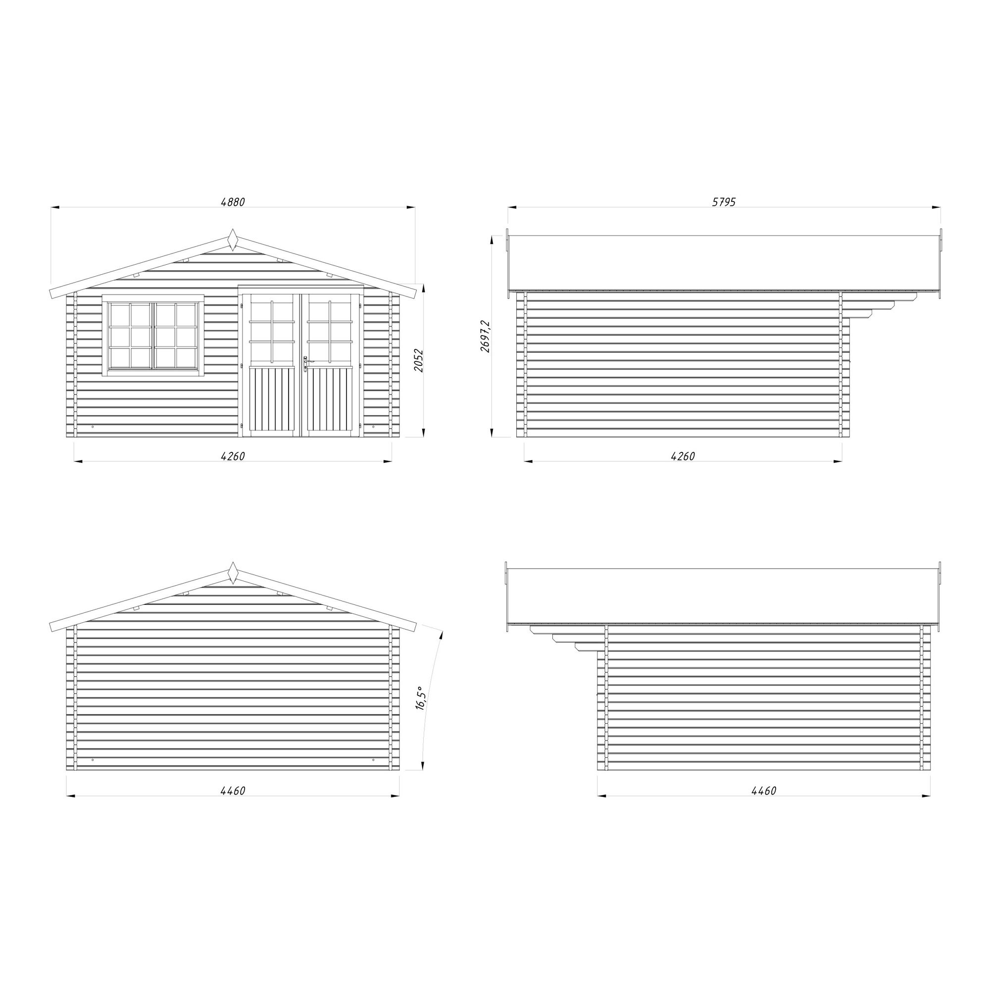 Gjestehytte Palmako Britta 17,5 M2