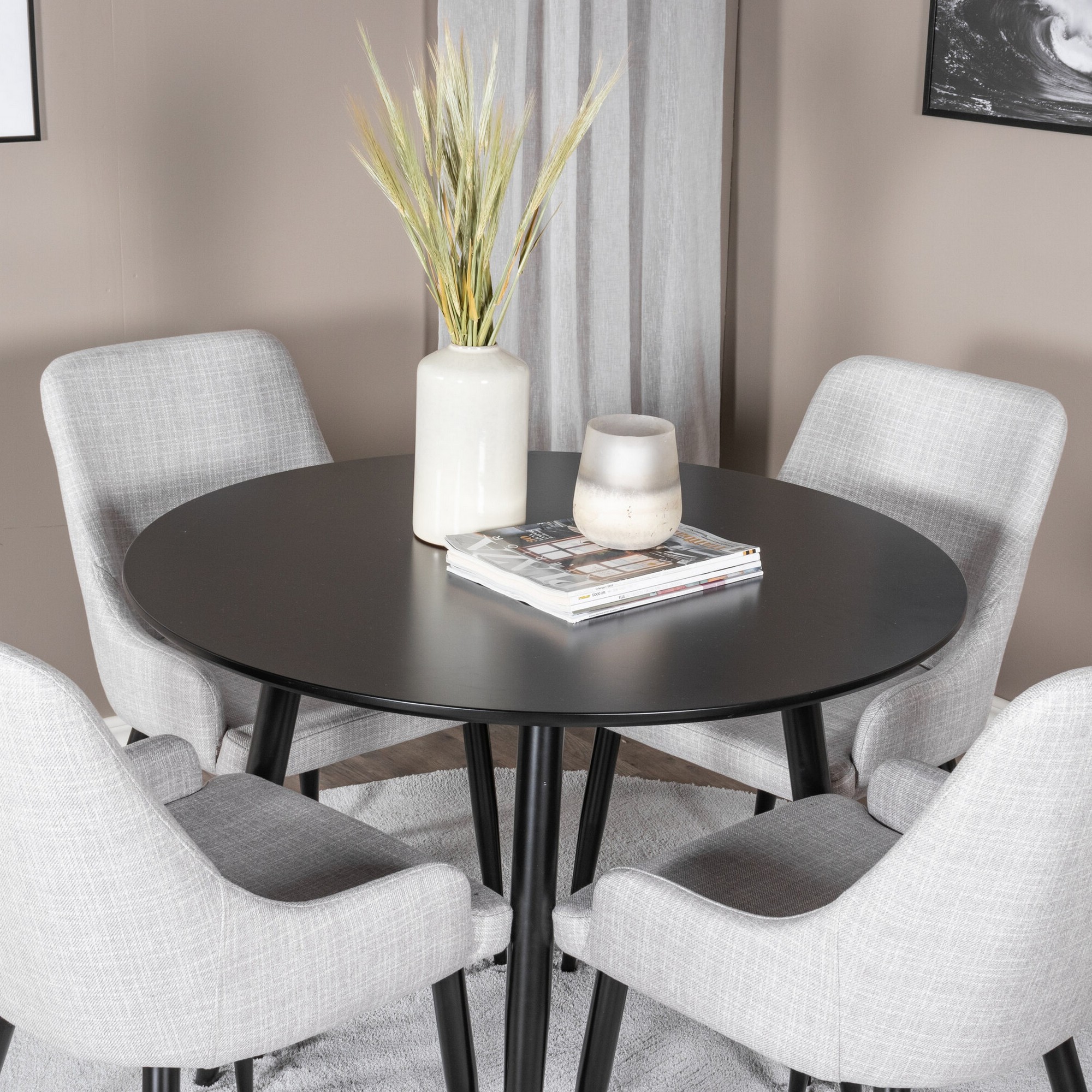 Spisegruppe Venture Home Plaza med 4stk Stoler