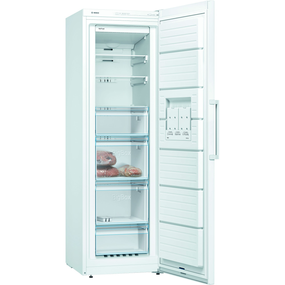 Kjøl/Frys Pakke Bosch KSV36NWEP + GSN36VWEP Serie 2 186 cm Hvit