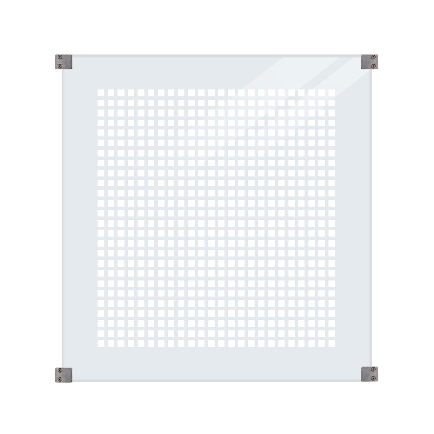 Glassrekkverk PLUS Trykk 90x91 Inkl 4 stk Beslag