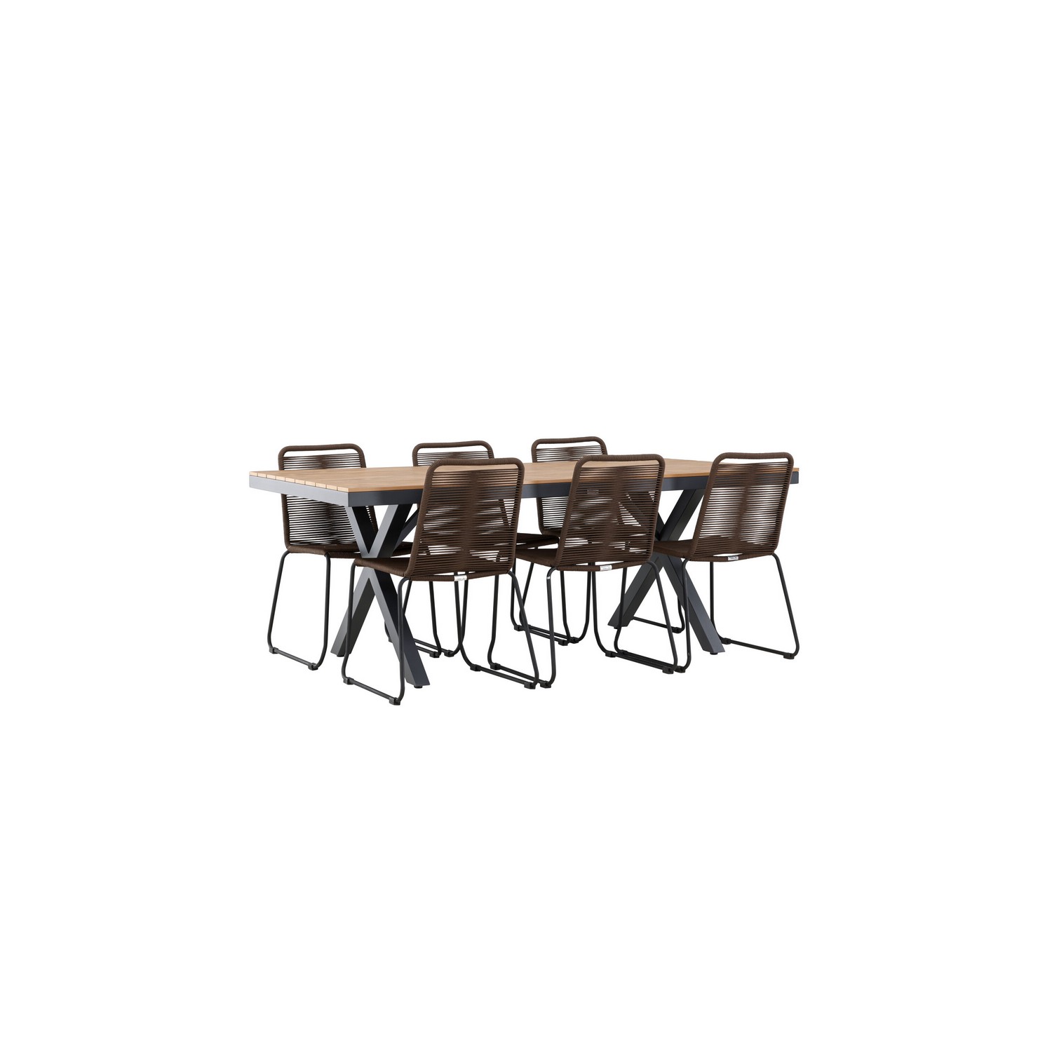 Hagegruppe Venture Home Garcia med 6 Lindos Stoler