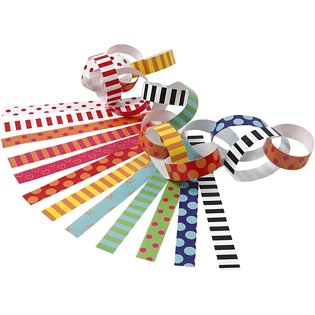 Girlangstrimler Creativ Company med Print 1 Pk