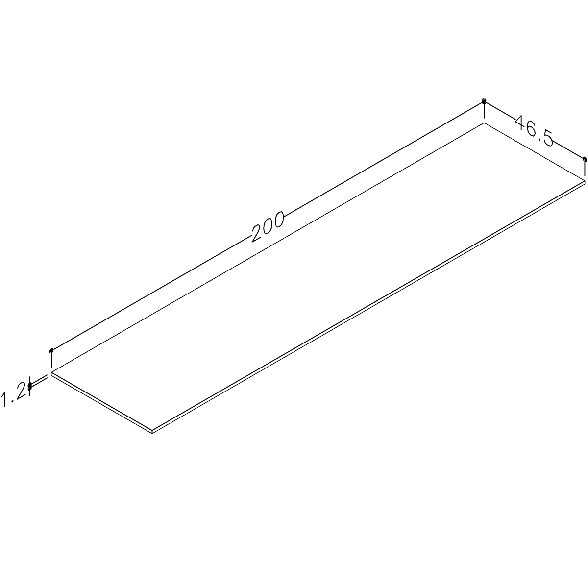 Benkeplate Korsbakken Bad Corian