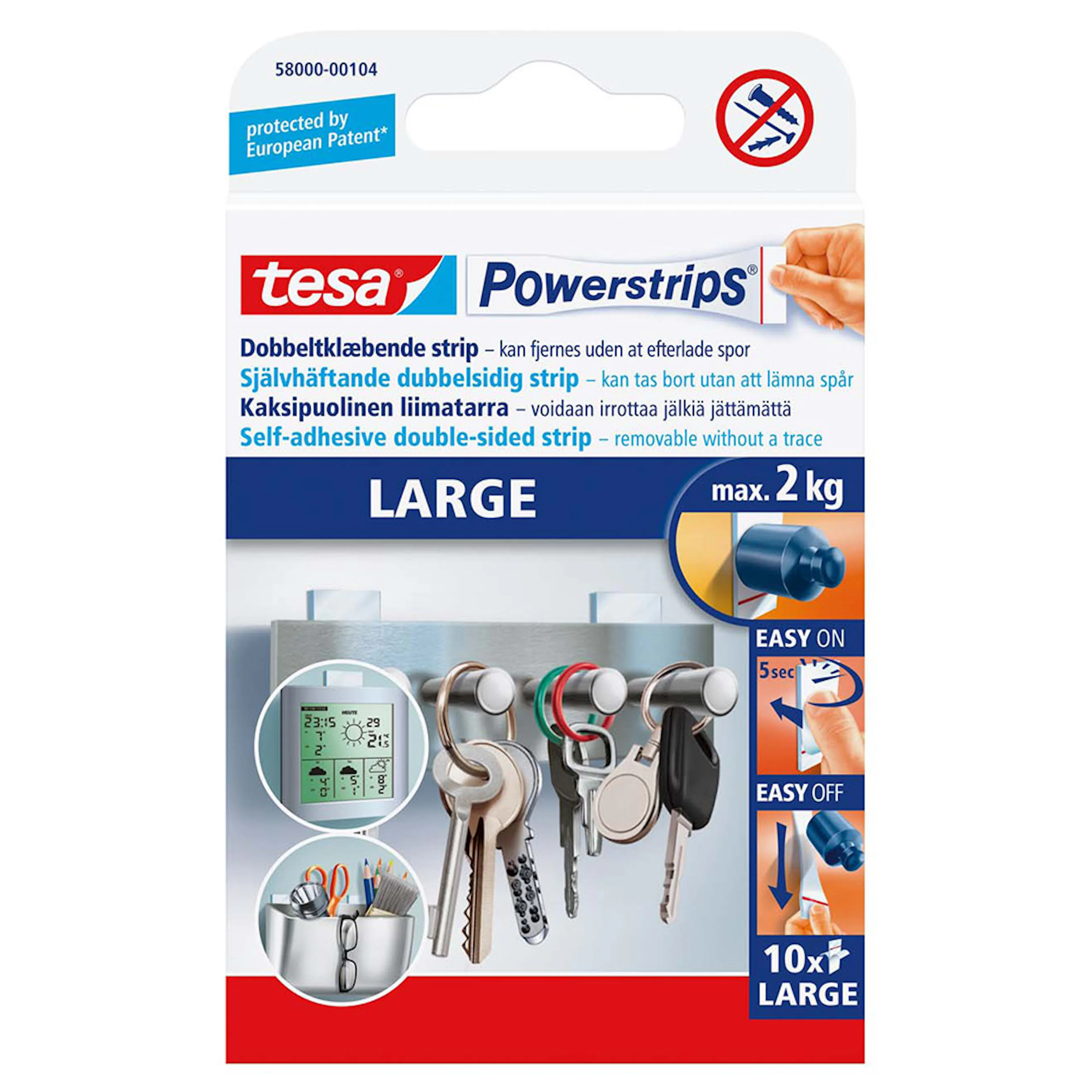 Power Tesa Strips 10 stk