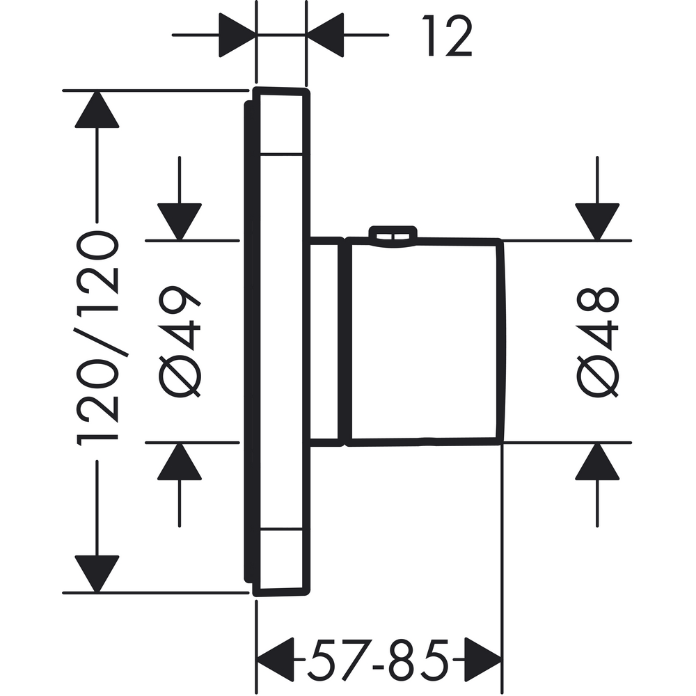 Dusjbatteri Axor Citterio E