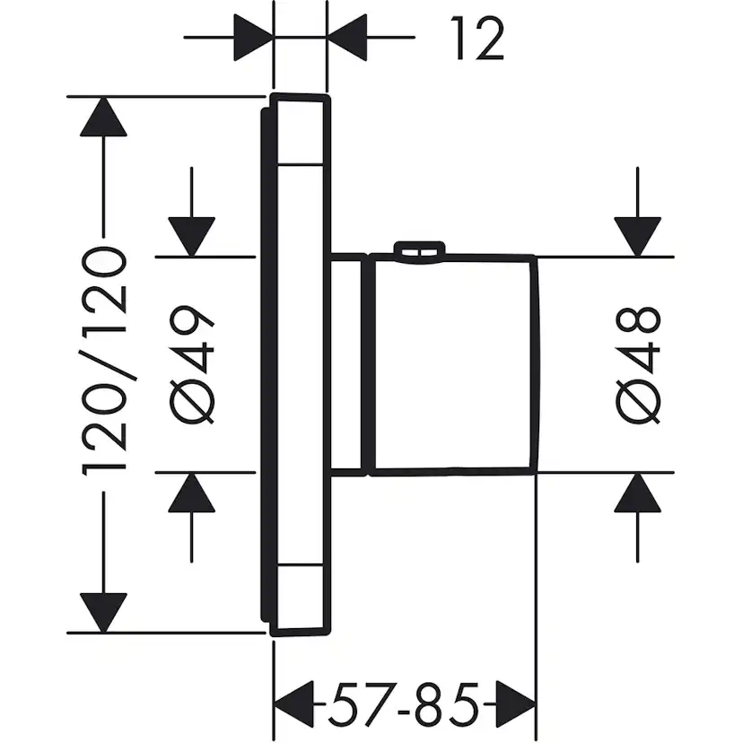 Dusjbatteri Axor Citterio E