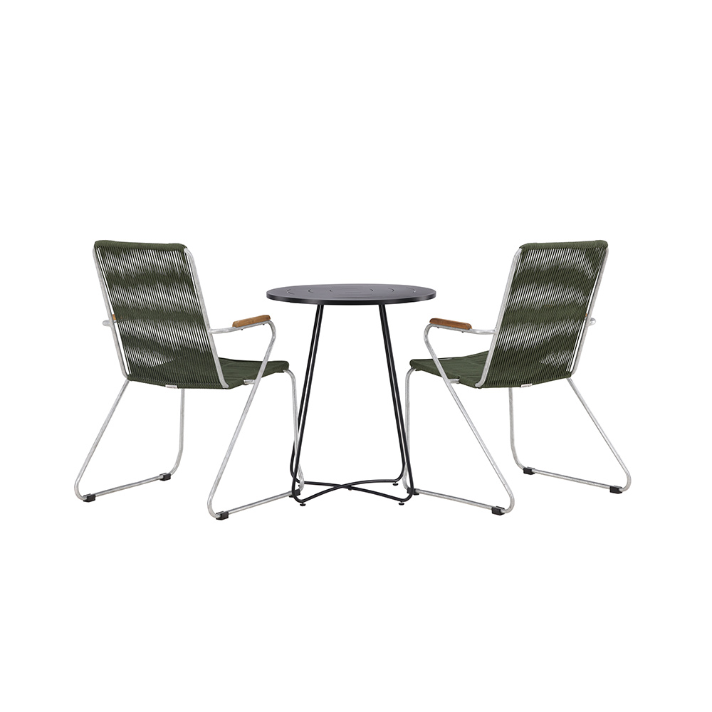 Cafégruppe Venture Home Bacong Bord med 2 Bois Stoler