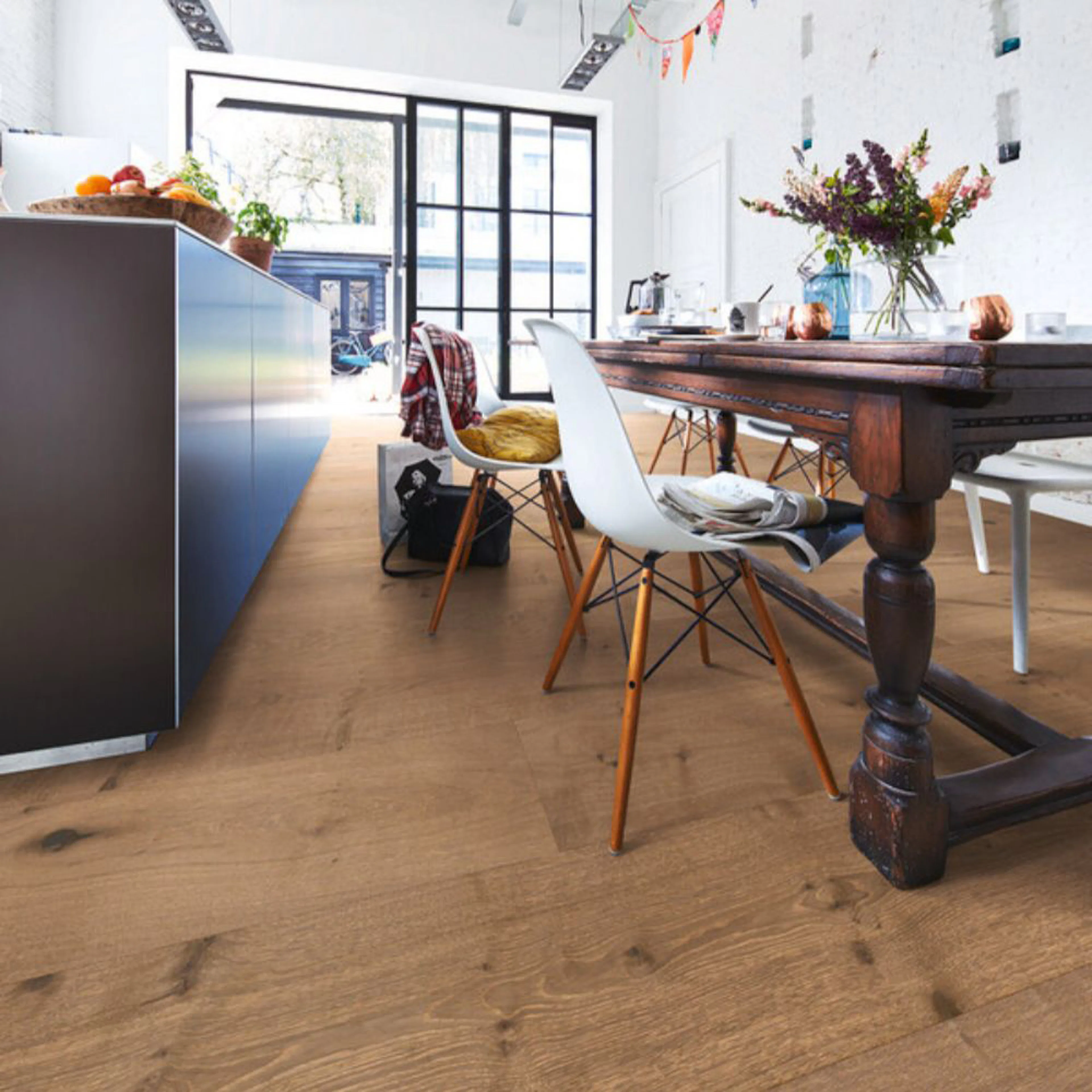 Trägolv HD 400 Authentic greige oak 08905