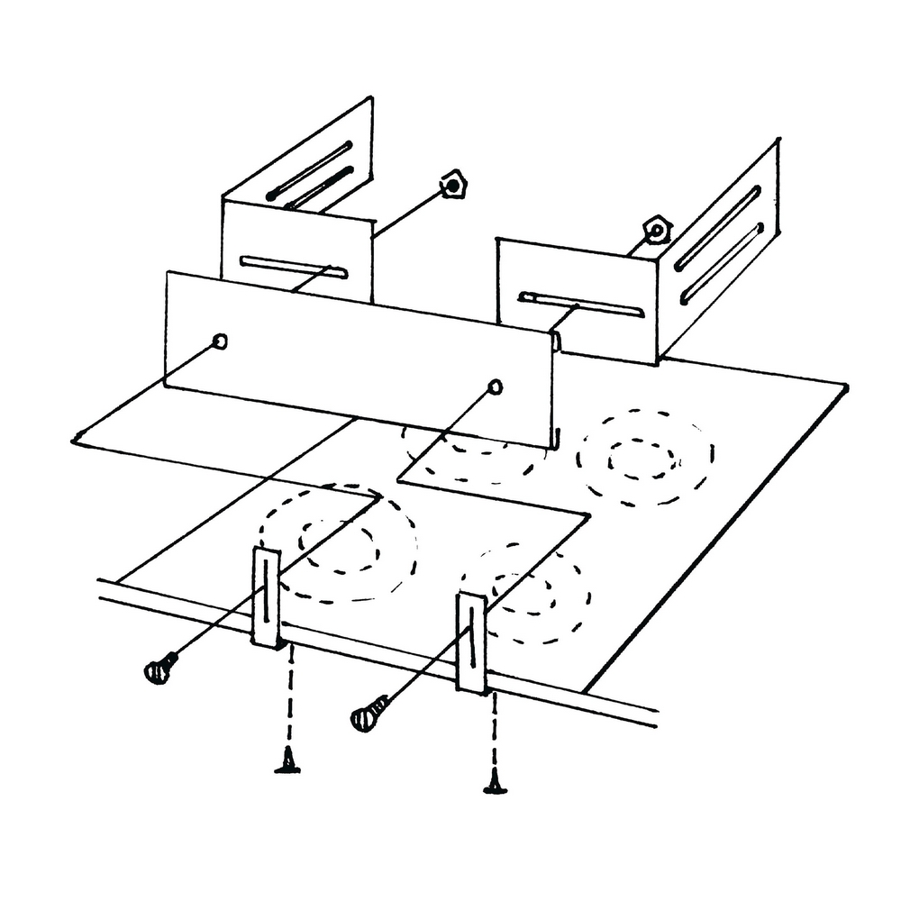 Platetoppsikring Siemens for Innbyggningstopp 60-90 cm