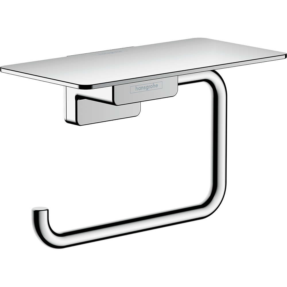 Toalettpapirholder Hansgrohe AddStoris 41772 med Hylle