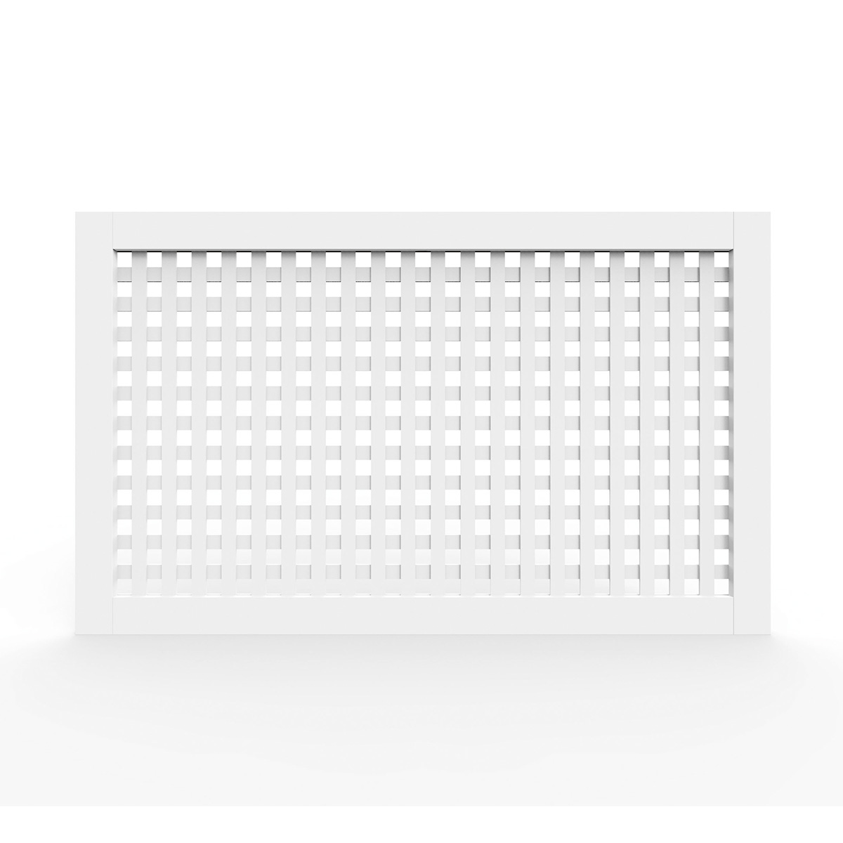 Radiatorskjuler Lundbergs Olivia Hvit