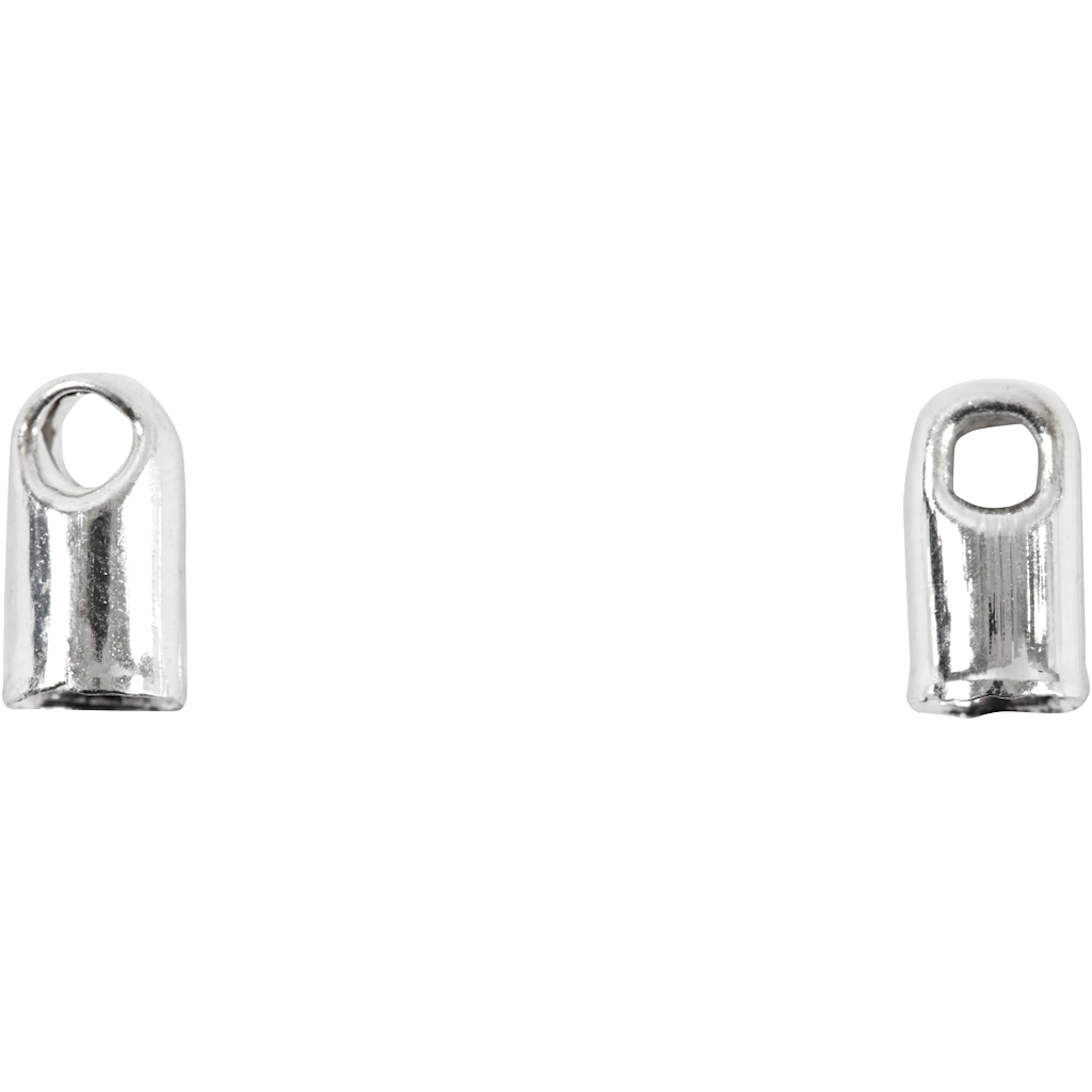 Avslutningshylsa, försilvrad, Dia. 3,2 mm, 10 st./ 1 förp. 10 st