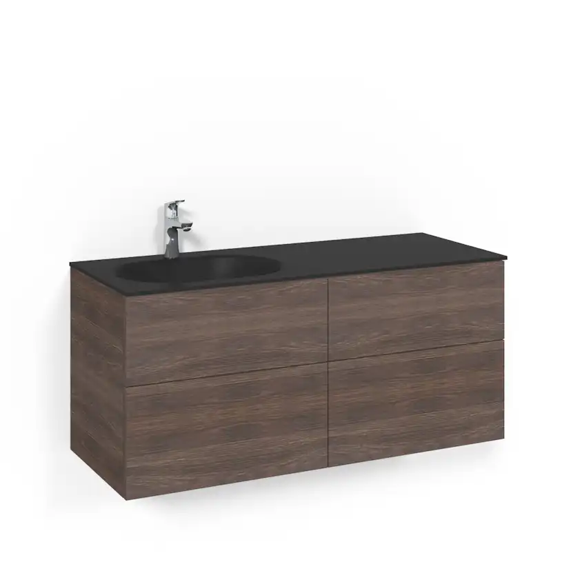 Servantskap Macro Design Crown Push Open med Glasservant