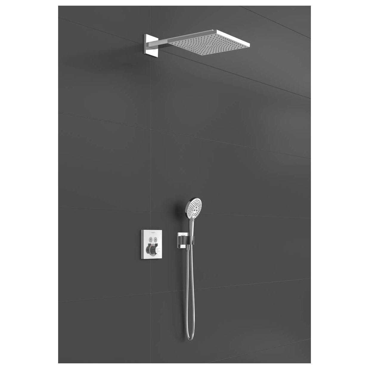 Takdusjsett Hansgrohe Raindance E 300 ShowerSelect Square 1jet